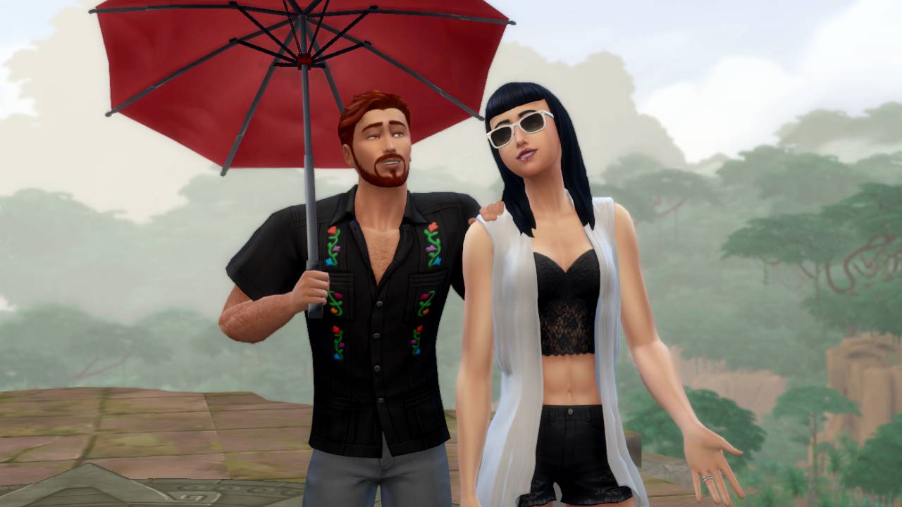 Ian and Lilith in Selvadorada on their honeymoon